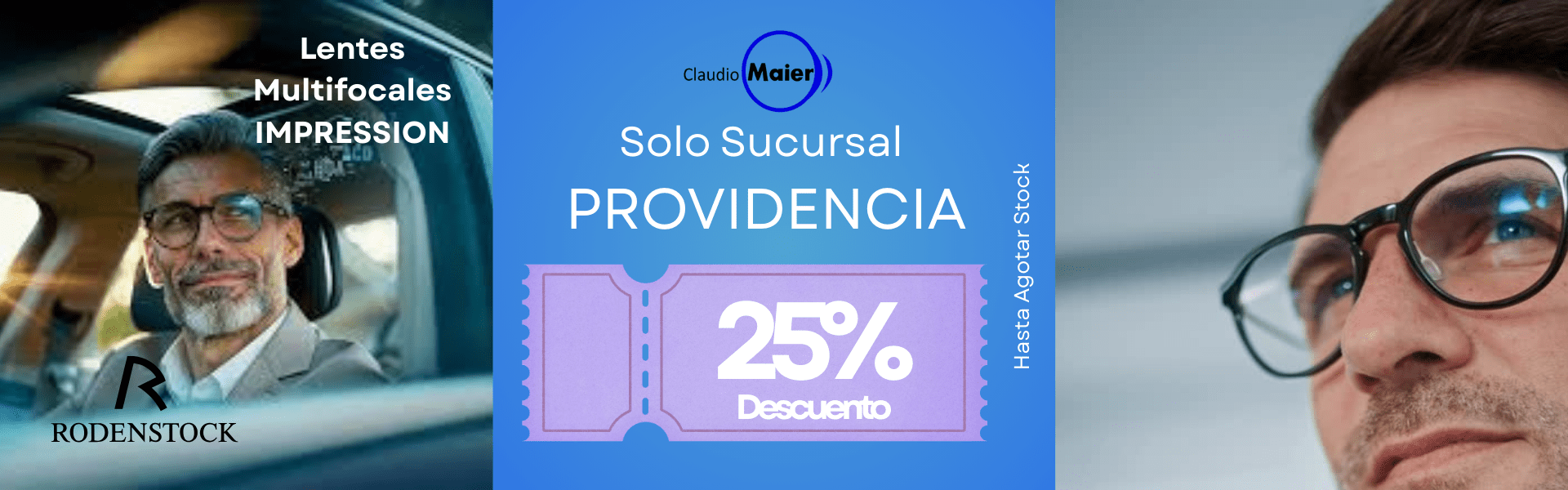 25% descuento Sucursal Providencia